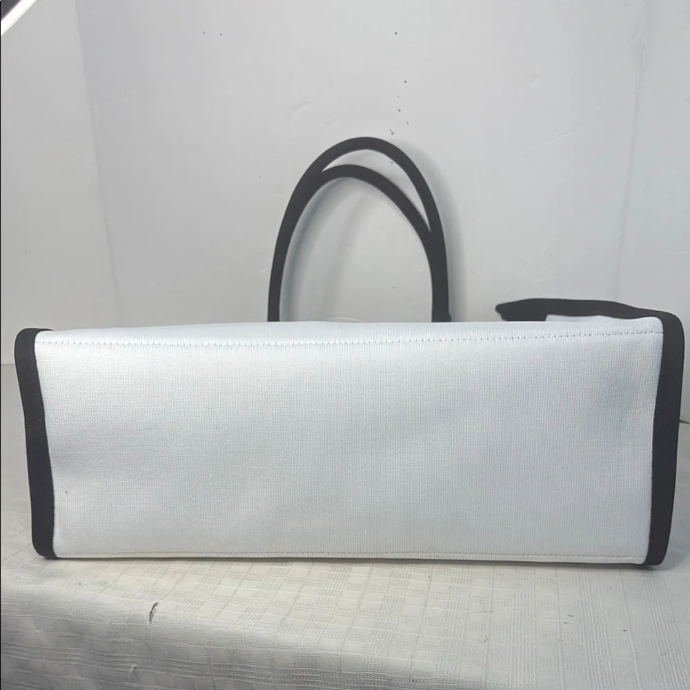 Kate Spade knit color block Black and White Tote Bag NWT - Picture 10 of 14